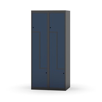 Skolskåp Novis Z plant tak 4 fack B80