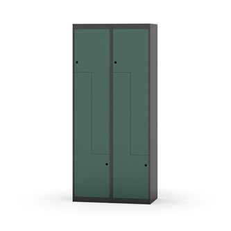 Skolskåp Novis Z plant tak 4 fack B80