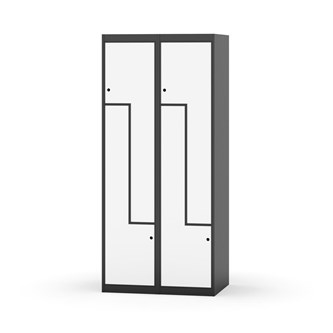 Skolskåp Novis Z plant tak 4 fack B80