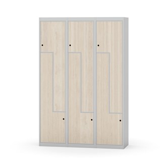 Skolskåp Novis Z plant tak 6 fack B120