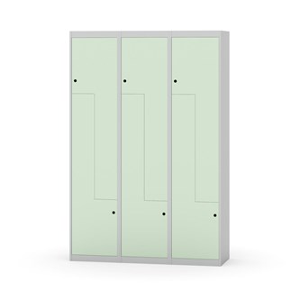 Skolskåp Novis Z plant tak 6 fack B120