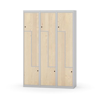 Skolskåp Novis Z plant tak 6 fack B120