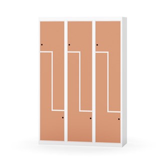 Skolskåp Novis Z plant tak 6 fack B120