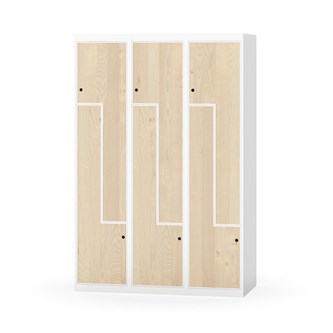 Skolskåp Novis Z plant tak 6 fack B120