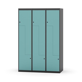 Skolskåp Novis Z plant tak 6 fack B120