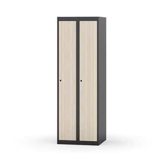 Klädskåp Novis plant tak 1:2 B60