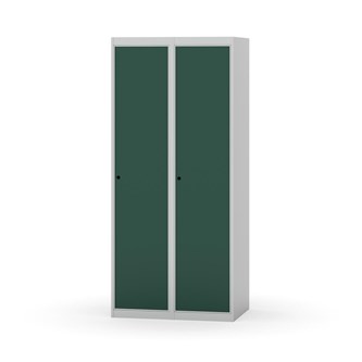 Klädskåp Novis plant tak 1:2 B80