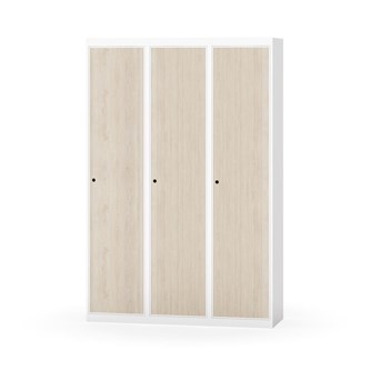 Klädskåp Novis plant tak 1:3 B120