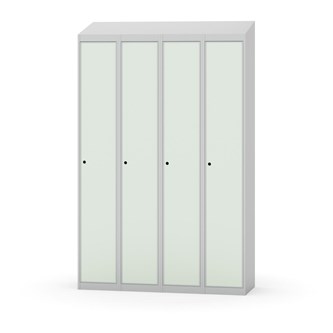 Klädskåp Novis sluttande tak 1:4 B120