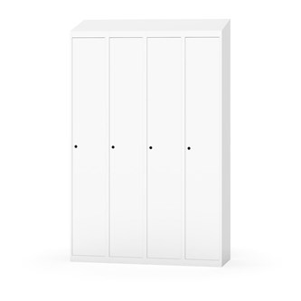 Klädskåp Novis sluttande tak 1:4 B120