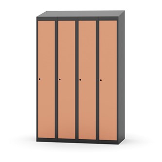 Klädskåp Novis sluttande tak 1:4 B120