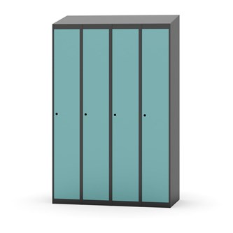 Klädskåp Novis sluttande tak 1:4 B120