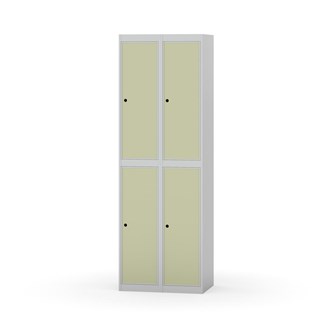 Klädskåp Novis plant tak 2:2 B60