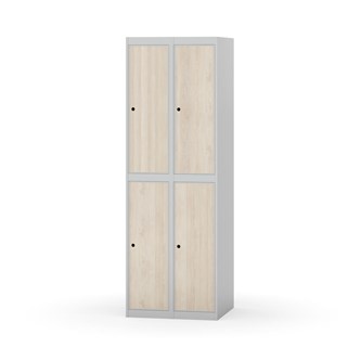 Klädskåp Novis plant tak 2:2 B60