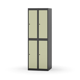 Klädskåp Novis plant tak 2:2 B60