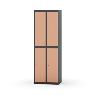 Klädskåp Novis plant tak 2:2 B60