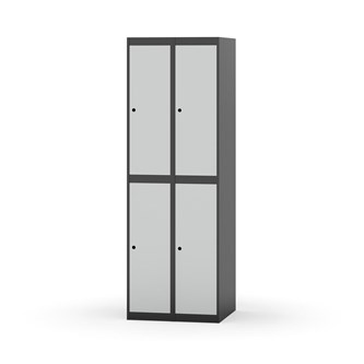 Klädskåp Novis plant tak 2:2 B60