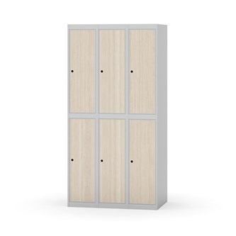 Klädskåp Novis plant tak 2:3 B90
