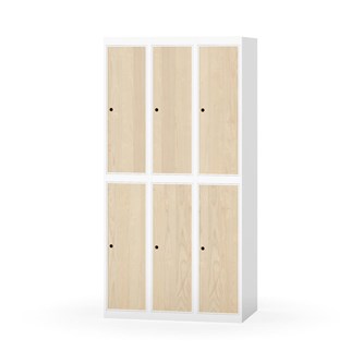 Klädskåp Novis plant tak 2:3 B90