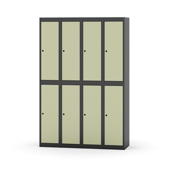 Klädskåp Novis plant tak 2:4 B120