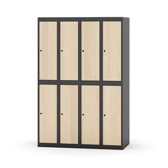 Klädskåp Novis plant tak 2:4 B120