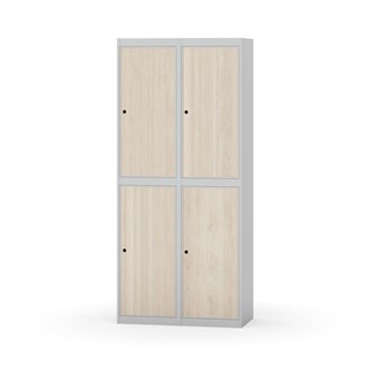Klädskåp Novis plant tak 2:2 B80
