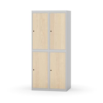 Klädskåp Novis plant tak 2:2 B80