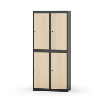 Klädskåp Novis plant tak 2:2 B80