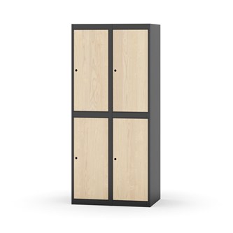 Klädskåp Novis plant tak 2:2 B80