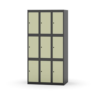 Boxskåp Novis plant tak 3:3 B90