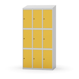 Boxskåp Novis sluttande tak 3:3 B90