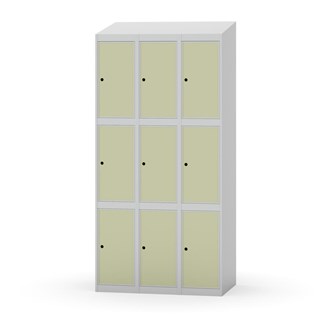 Boxskåp Novis sluttande tak 3:3 B90