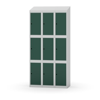 Boxskåp Novis sluttande tak 3:3 B90