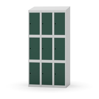 Boxskåp Novis sluttande tak 3:3 B90