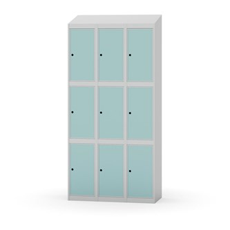 Boxskåp Novis sluttande tak 3:3 B90