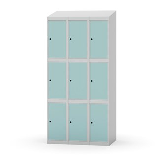 Boxskåp Novis sluttande tak 3:3 B90