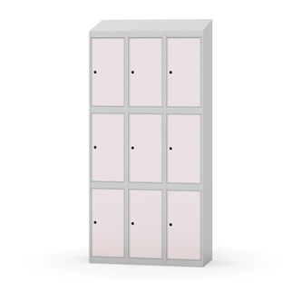 Boxskåp Novis sluttande tak 3:3 B90