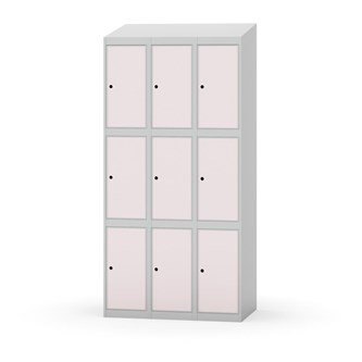 Boxskåp Novis sluttande tak 3:3 B90