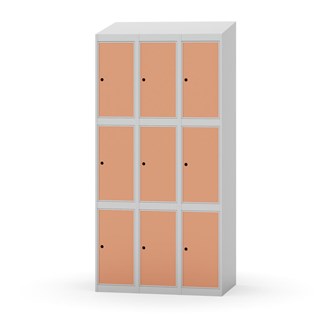 Boxskåp Novis sluttande tak 3:3 B90