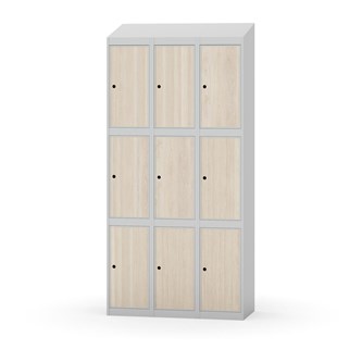 Boxskåp Novis sluttande tak 3:3 B90