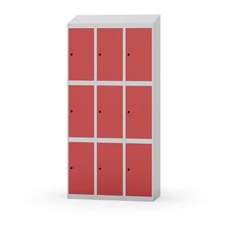 Boxskåp Novis sluttande tak 3:3 B90