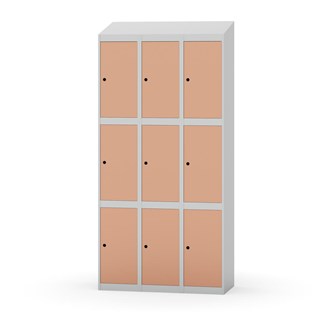 Boxskåp Novis sluttande tak 3:3 B90