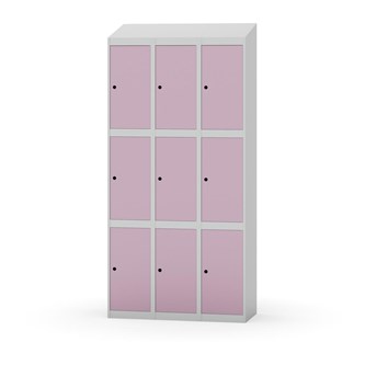 Boxskåp Novis sluttande tak 3:3 B90