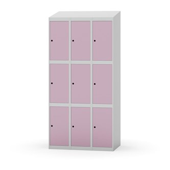 Boxskåp Novis sluttande tak 3:3 B90