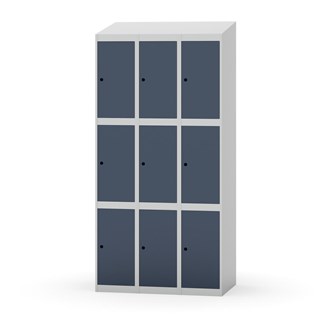 Boxskåp Novis sluttande tak 3:3 B90