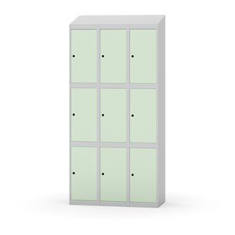 Boxskåp Novis sluttande tak 3:3 B90