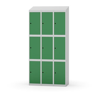 Boxskåp Novis sluttande tak 3:3 B90