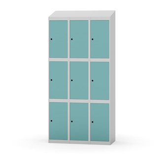 Boxskåp Novis sluttande tak 3:3 B90