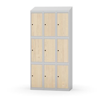 Boxskåp Novis sluttande tak 3:3 B90