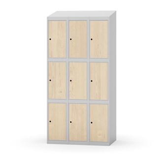 Boxskåp Novis sluttande tak 3:3 B90